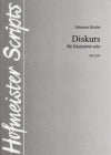 Diskurs for Clarinet Solo by Johannes Reiche