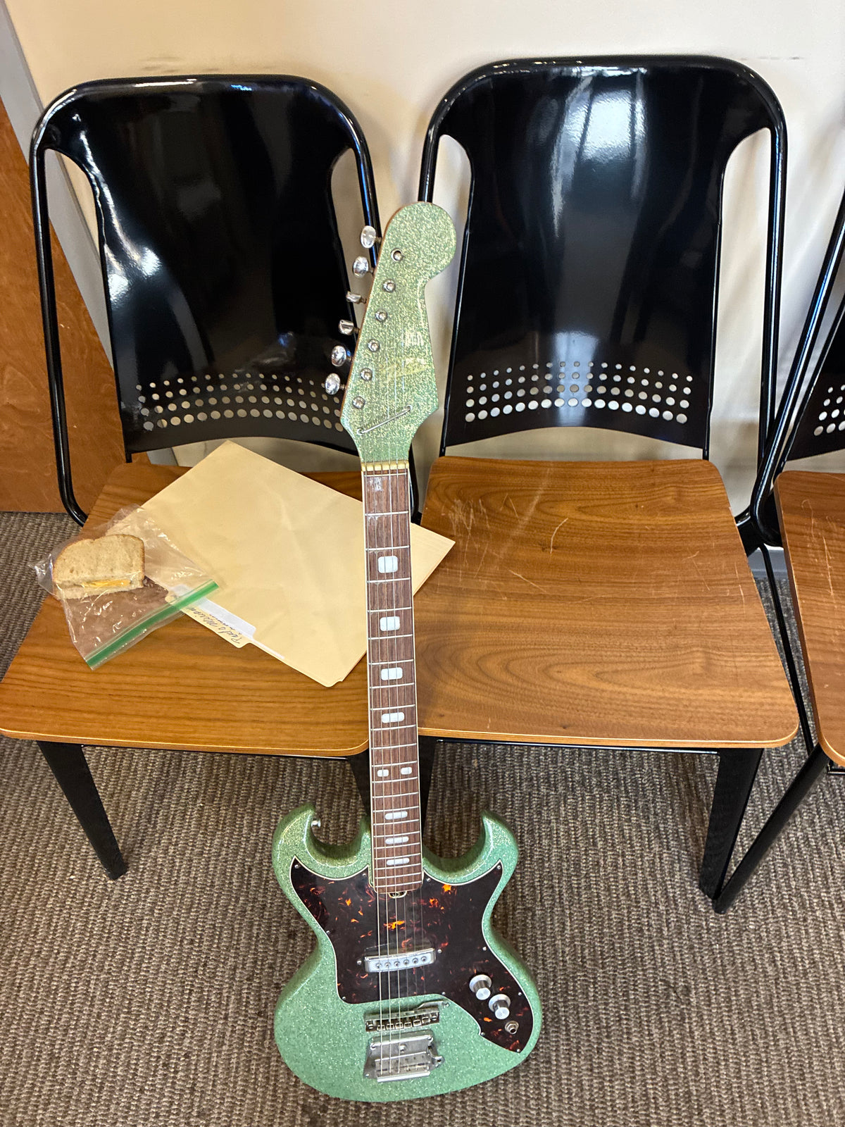 Telestar Guitar Classic 1967 - Green Sparkles