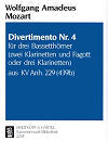 Divertimento No. 4 for three basset horns from KV Anh 229 (439b) by Wolfgang Amadeus Mozar