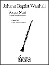 Sonata No. 2 for Clarinet and Piano by Johann Baptist Wanhal