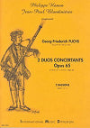 Two Duos Concertants Op. 65 for 2 Bassoons by Georg-Friederich Fuchs