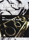 Concertino Op. 132 for Clarinet and Piano by Jos