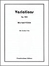 Variations Op. 42-B for Clarinet Trio by Michael Kibbe