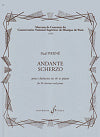 Andante - Scherzo for Clarinet and Piano by Paul Pierné
