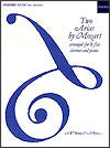 Two Arias by Mozart arranged for Clarinet and Piano by A.W. Benoy and A. Brice