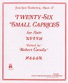 26 Small Caprices for Flute, Op. 37 by Joachim Andersen, edited by Robert Cavally