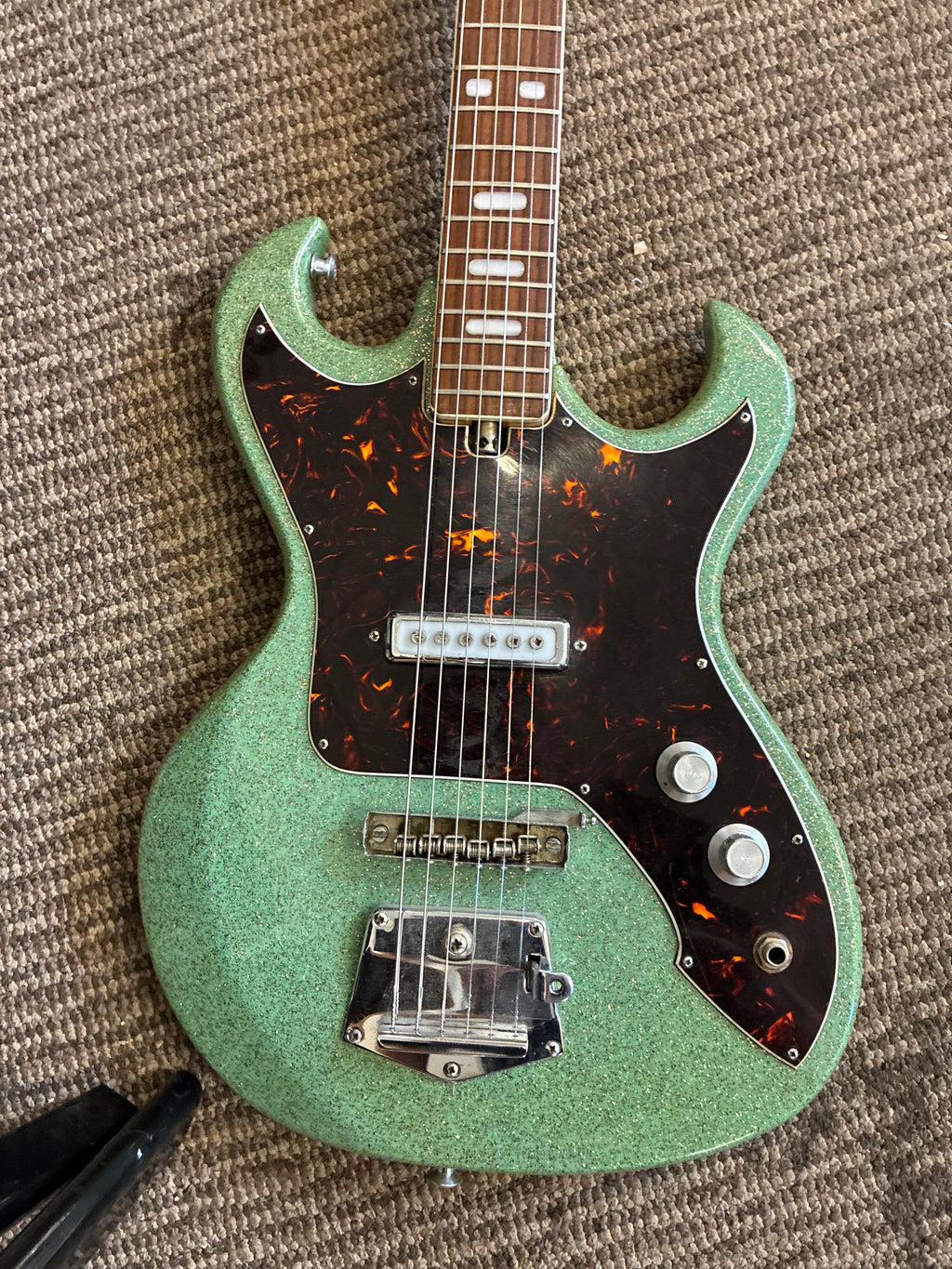 Telestar Guitar Classic 1967 - Green Sparkles
