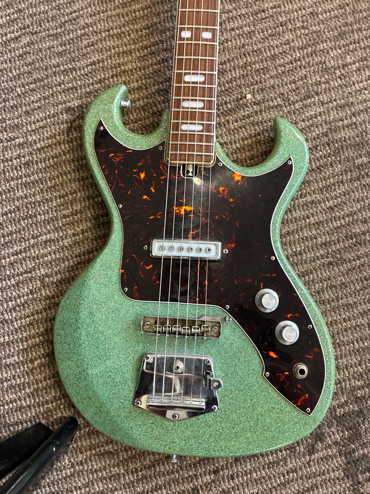 Telestar Guitar Classic 1967 - Green Sparkles
