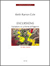 Excursions, Variations on a theme of Paganini for Bass Clarinet by Keith Ramon Cole