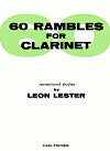 60 Rambles for Clarinet by Leon Lester