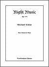 Night Music Op. 175 Bass Clarinet and Piano by Michael Kibbe