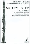 Sutermeister Concerto for Clarinet and Orchestra (Piano Reduction) by Heinrich Sutermeister