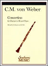 Weber Concertino Op. 26 for Clarinet and Piano by Carl Maria von Weber