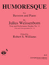 Humoresque for Bassoon and Piano by Julius Weissenborn edited by Robert S. Williams