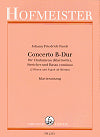 Concerto in B-flat major for Chalumeau (Clarinet), Strings, & Basso continuo (Piano Reduction) by Johann Friedrich Fasch