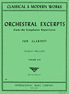 Orchestral Excerpts from the Symphonic Repertoire for Clarinet Volume 8