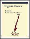 Ballade for Bass Clarinet and Piano by Eugene Bozza