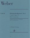 Weber Clarinet Concerto No. 1 in F minor Op. 73 for Clarinet and Orchestra (Piano Reduction) by Carl Maria von Weber