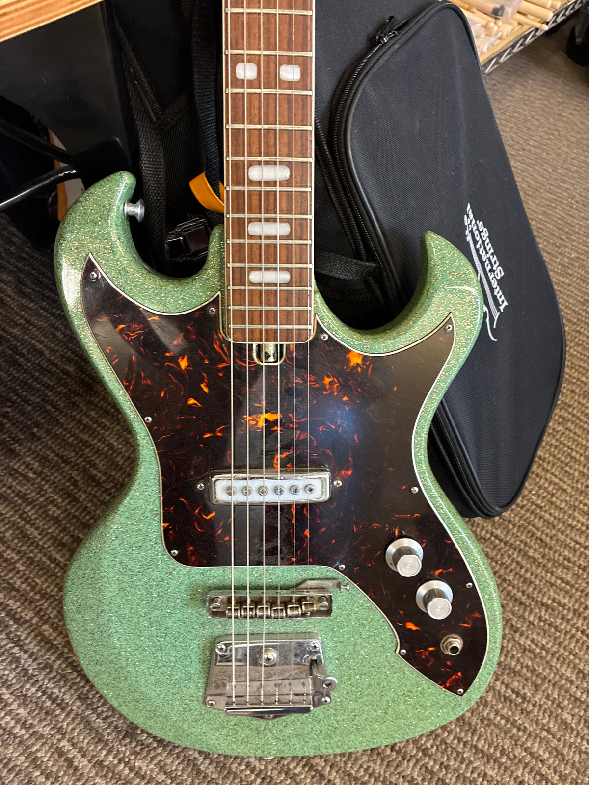 Telestar Guitar Classic 1967 - Green Sparkles