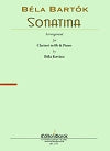 Sonatina for Clarinet and Piano by Béla Bartók arranged Bela Kovacs