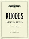 Museum Pieces for Clarinet and String Quartet (Score) by Phillip Rhodes