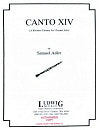 Canto XIV (A Klezmer Fantasy for Clarinet Solo) by Samuel Adler