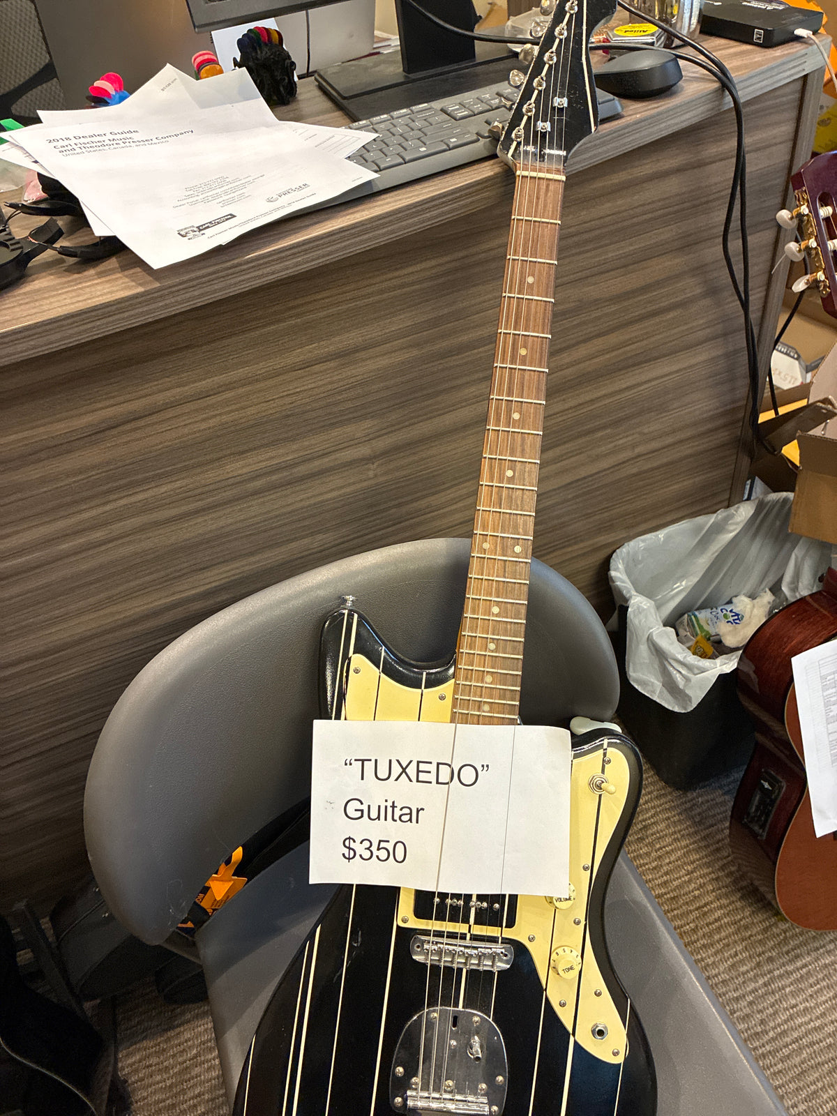 SX Guitars “Tuxedo” 2010- Black and White