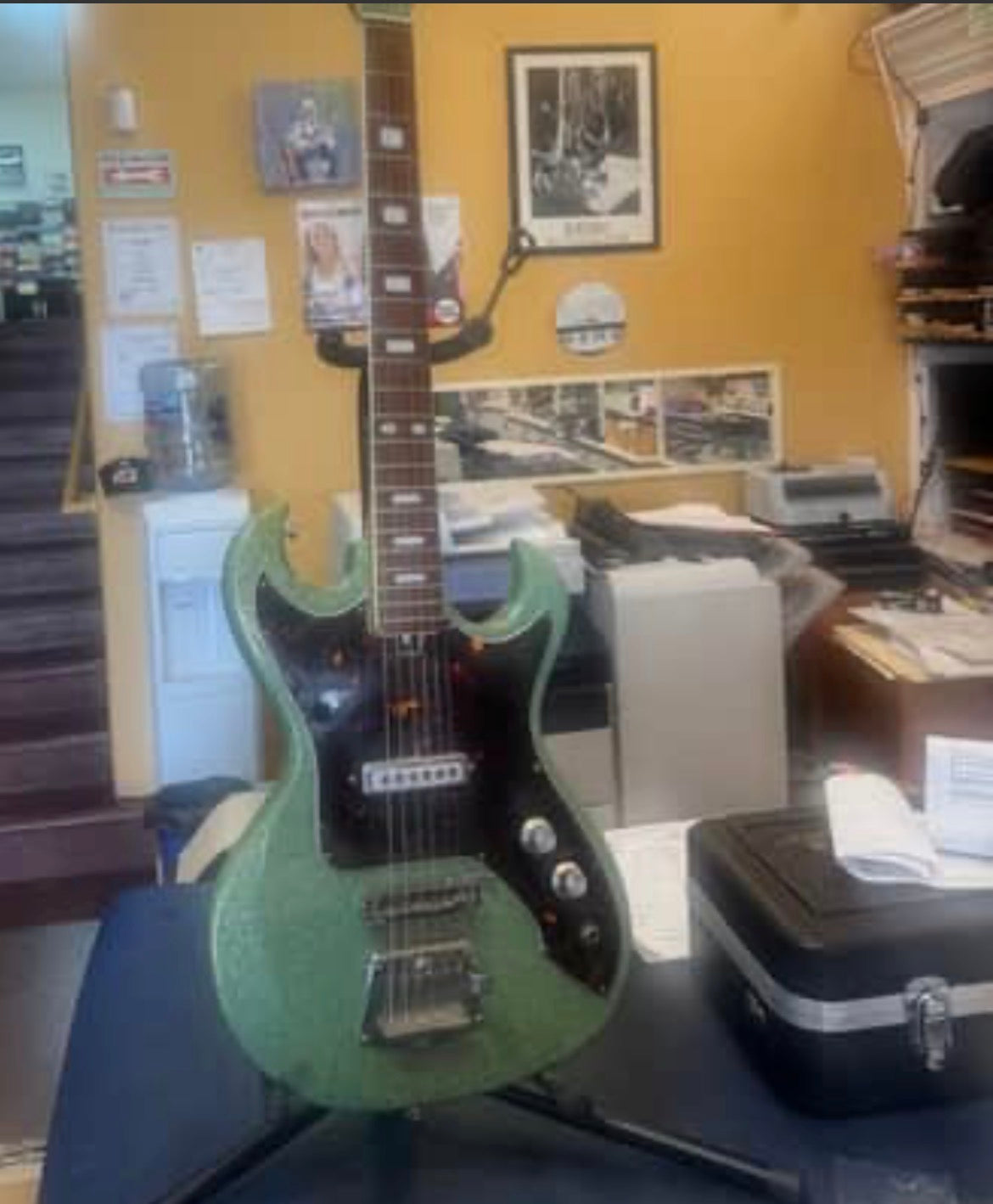 Telestar Guitar Classic 1967 - Green Sparkles