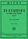 25 Studies in Scales and Chords for Bassoon Op. 24 by Ludwig Milde (IMC)