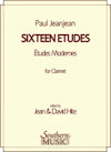 16 Etudes (Études Modernes) by Paul Jeanjean