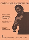 Capriccio Op. 1 Nr. 24 for Solo Clarinet by Niccolo Paganini arranged by Stephen Korody-Kreutzer