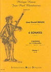6 Sonates Vol. 2 for 2 Bassoons by Jean-Daniel Braun