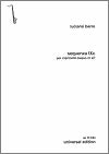 Sequenza IXc for Bass Clarinet Solo by Luciano Berio