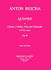 Quintet in B-flat major Op. 89 for clarinet and string quartet by Anton Reicha