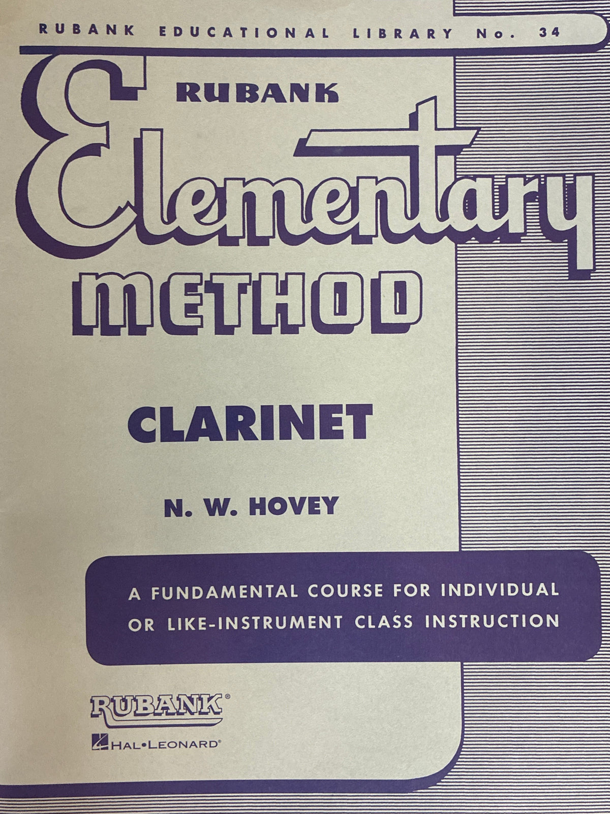 Rubank Elementary Method Clarinet