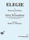 Elegie for Bassoon and Piano by Julius Weissenborn
