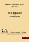 Solo Brilliante for Clarinet and Piano by Antonio Romero y Andia