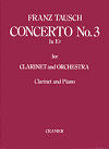 Concerto No. 3 in E-flat for Clarinet and Orchestra (Piano Reduction) by Franz Tausch