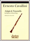 Adagio and Tarantella for Clarinet and Piano by Ernesto Cavallini