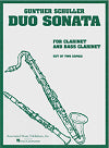 Duo Sonata for Clarinet and Bass Clarinet by Gunther Schuller
