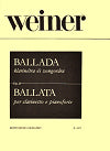 Ballada Op. 8 for Clarinet and Piano by Leó Weiner