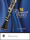 18 Concert Etudes for solo clarinet by James Rae