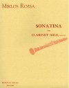Sonatina for Clarinet Solo Op. 27 by Miklos Rozsa