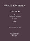 Concerto in E minor Op. 86 for Clarinet in A and Orchestra Piano Reduction by Franz Krommer