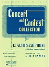 Concert and Contest Collection for Alto Saxophone Piano Accompaniment by Himie Voxman