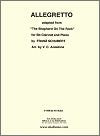 Allegreto adapted from "The Shepherd on the Rock" for Clarinet and Piano by Franz Schubert arranged by Valentine C. Anzalone