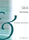 Suite Hebraique for Clarinet in B-flat and Piano by Srul Irving Glick