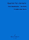 Three Songs without Words (3 Lieder ohne Worte) by Felix Mendelssohn-Bartholdy