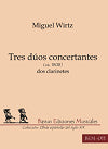 Tres dúos concertantes by Miguel Wirtz edited by Pedro Rubio
