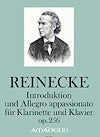 Introduction and Allegro Appassionato for Clarinet and Piano Op. 256 by Carl Reinecke